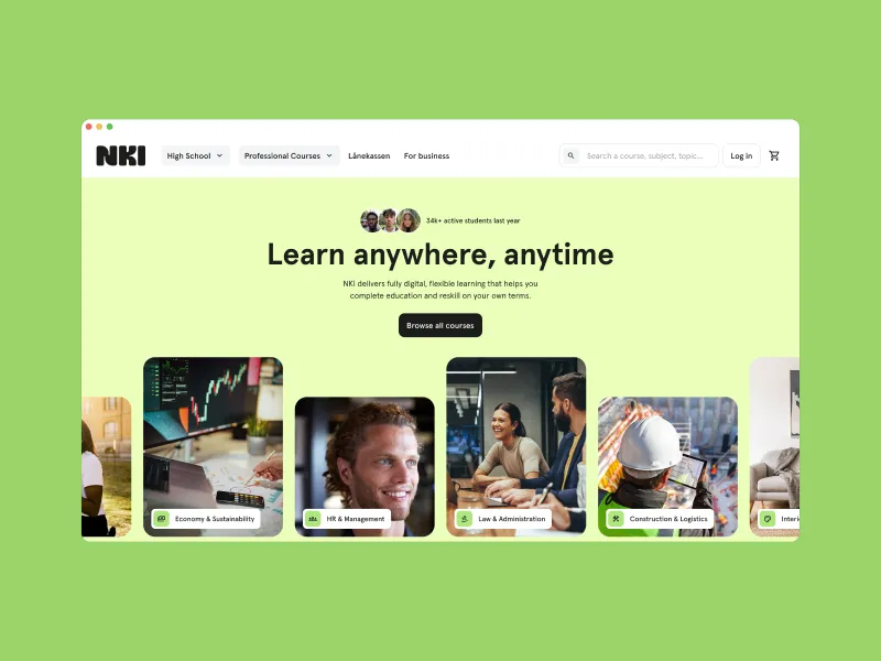 NKI — Norwegian online education platform