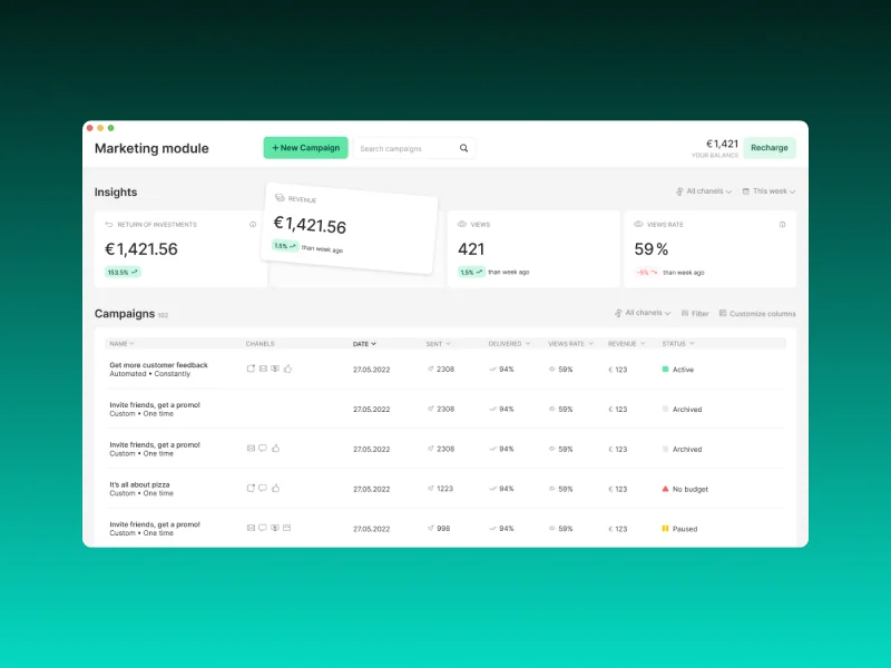 Sides — SaaS platform for restaurant management