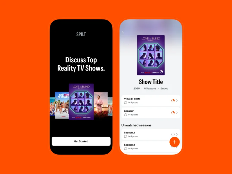 Spilt — Mobile app for discussing TV-Series